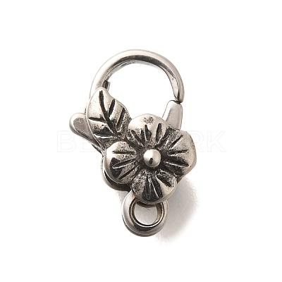 304 Stainless Steel Lobster Claw Clasps STAS-R140-07AS-1