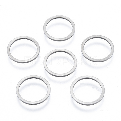 Non-Tarnish 201 Stainless Steel Linking Rings STAS-N090-T04-1-1