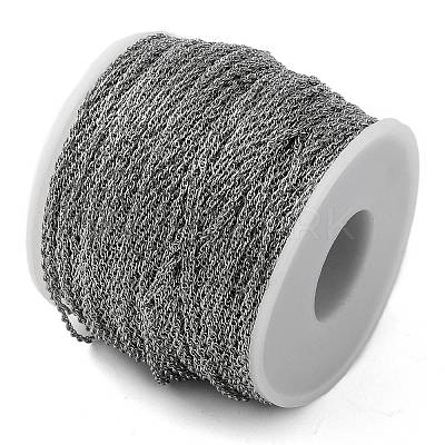 Tarnish Resistant 304 Stainless Steel Rope Chain CHS-C010-01A-P-1