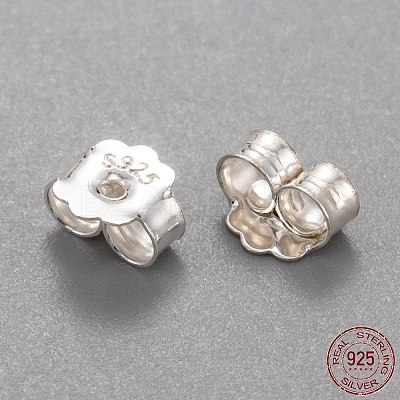 925 Sterling Silver Friction Ear Nuts STER-L063-09S-1