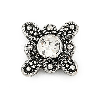 Alloy Rhinestone Beads FIND-A049-04AS-01-1