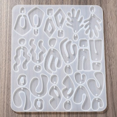 DIY Silicone Irregular Shape Pendant Molds DIY-M047-01A-1