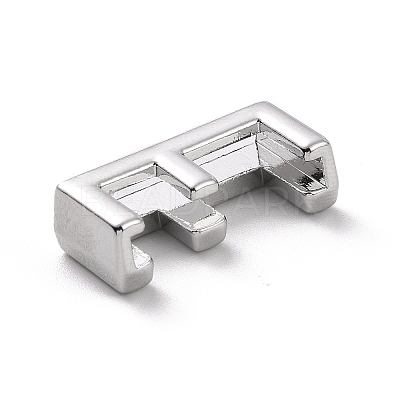 Alloy Letter Slide Charms FIND-A023-17E-1