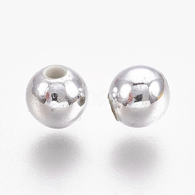 ABS Plastic Beads KY-G007-4mm-S-1