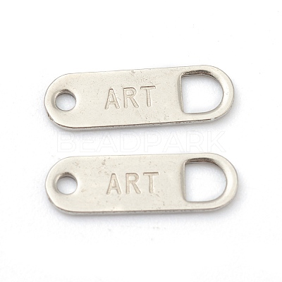 Tarnish Resistant 304 Surgical Stainless Steel Chain Tabs STAS-G245-02-1