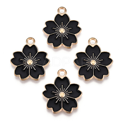 Alloy Enamel Pendants X-ENAM-S121-115D-1