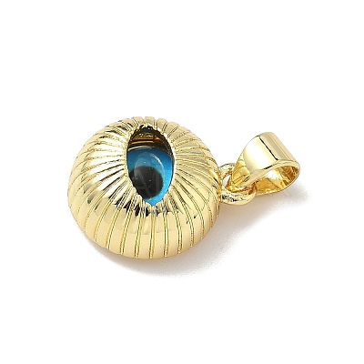 Brass Resin Pendants KK-H079-02A-G01-1