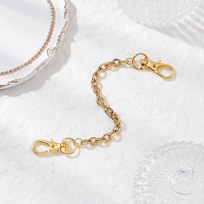 3Pcs 3 Styles 304 Stainless Steel Cable Chain Bag Extender Chains FIND-JF00158-1