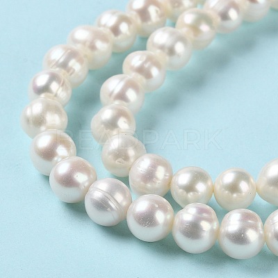 Natural Cultured Freshwater Pearl Beads Strands PEAR-E018-12-1