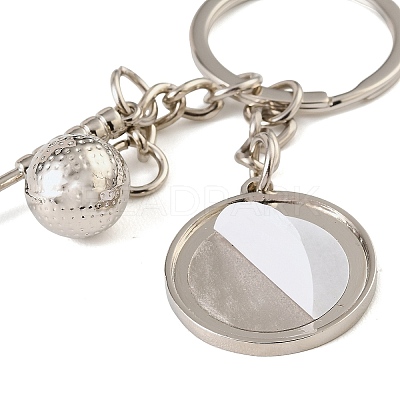 Golf Alloy Sublimation Blanks Keychains AL-CBAF9A1-02P-05-1