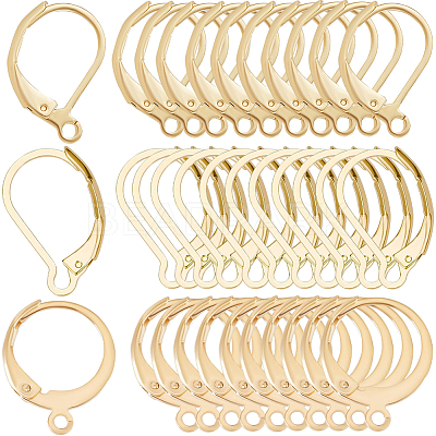 3 Style 304 Stainless Steel Leverback Earring Findings STAS-SC0007-58G-1