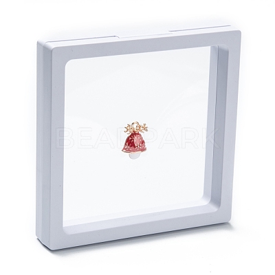 Square Transparent PE Thin Film Suspension Jewelry Display Stands CON-D009-02B-01-1
