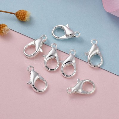 Zinc Alloy Lobster Claw Clasps E105-S-1