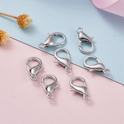 Zinc Alloy Lobster Claw Clasps E102-1