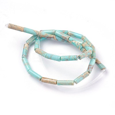 Natural Imperial Jasper Beads Strands X-G-E508-04D-1