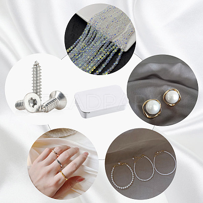 6Pcs Slide Top Tinplate Trinket Storage Boxes CON-SP0001-23C-1