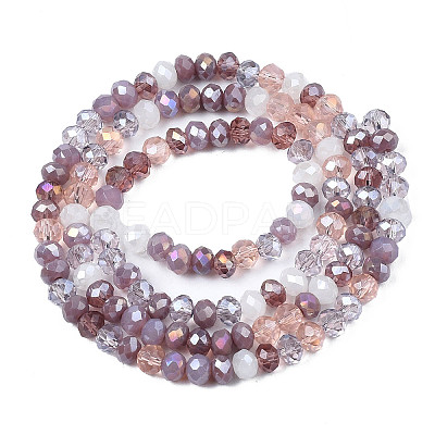 Opaque Glass Beads Strands X-GLAA-T006-07-A08-1