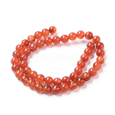 Natural Agate Beads Strands G-I261-B04-8mm-1