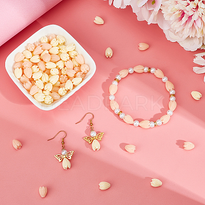 100Pcs 2 Colors Dyed Synthetic Coral Beads CORA-SP0001-02A-1