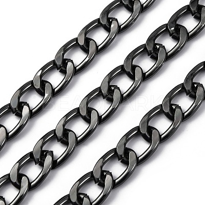 Oxidation Aluminum Cuban Link Chains CHA-S002-02B-1