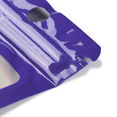 Rectangle Glitter Holographic PVC Resealable Packaging Bags ABAG-P011-01A-03-1