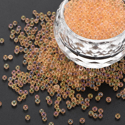 DIY Nail Art Decoration Mini Glass Beads MRMJ-N028-001A-B12-1
