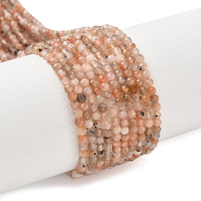 Natural Peach Moonstone Beads Strands X-G-J400-E16-02-3MM-A-1