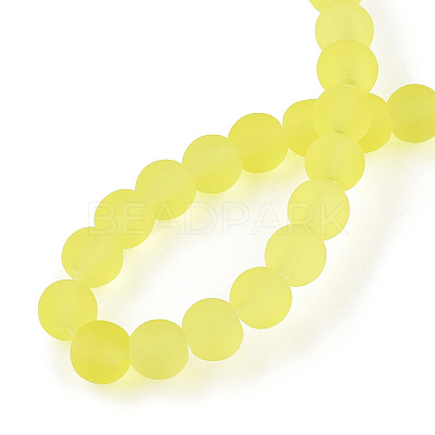 Transparent Glass Beads Strands GLAA-T032-T4mm-MD12-1