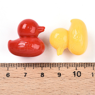 Opaque Acrylic Beads X-SACR-N018-14-1
