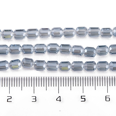 Electroplate Glass Beads Strands EGLA-D031-01-03-1