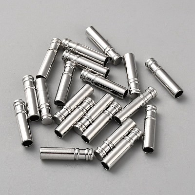 Alloy Cord Ends FIND-WH0161-55P-1
