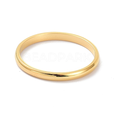 2mm Polished Plain Dome Finger Ring for Girl Women LS-RJEW-C012-05D-G-1