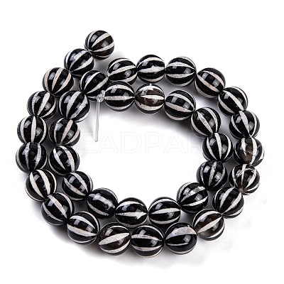 Tibetan Style dZi Beads Strands G-C133-A03-03-1