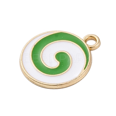 Christmas Alloy Enamel Pendants ENAM-S027-01D-G-1
