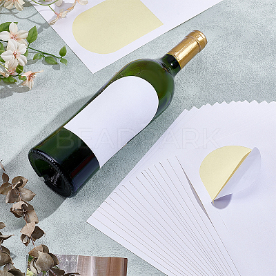 Wine Blank Adhesive Label DIY-WH0060-63A-01-1