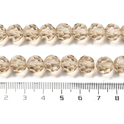 Transparent Glass Beads EGLA-A035-T10mm-D22-1