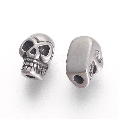 304 Stainless Steel Beads STAS-F194-08AS-1