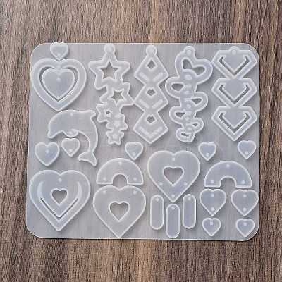 Earrings Pendants DIY Silicone Mold DIY-Q033-07C-1
