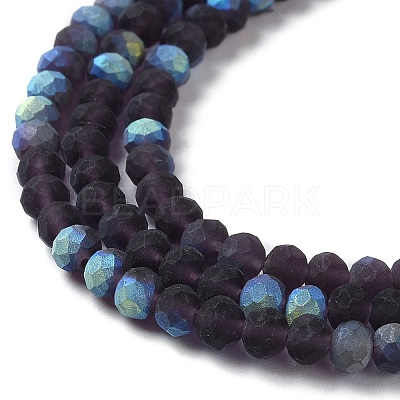 Transparent Glass Beads Strands X-EGLA-A044-T8mm-MB15-1