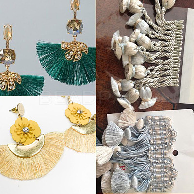 Polyester Tassel Fringe Trimming OCOR-TAC0008-21C-1