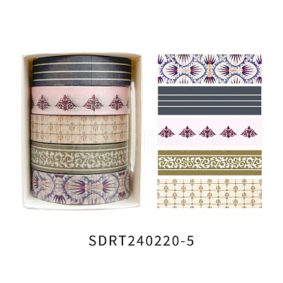 Washi Tape Cute Printed Patterns Decorative Tapes PW-WG093AB-05-1