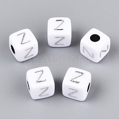 Opaque Acrylic Beads SACR-T035-03Z-1
