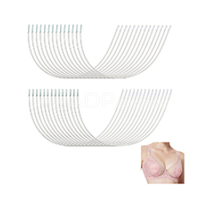 24Bags 2 Styles 304 Stainless Steel Bra Boning STAS-PH0006-94B-1