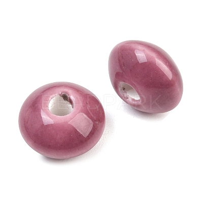 Handmade Porcelain Beads PORC-Q173-15x10mm-15-1