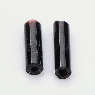 Opaque Glass Bugle Beads TSDB6MM49-1