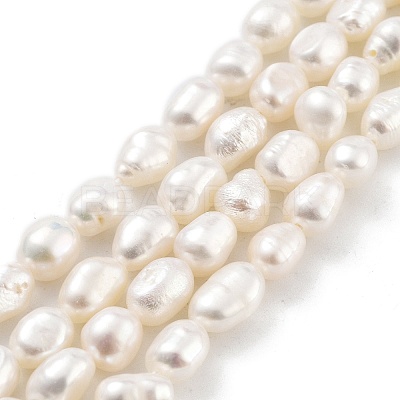 Natural Cultured Freshwater Pearl Beads Strands PEAR-P062-32D-1