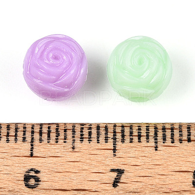 Opaque Plastic Beads SACR-T017-40-1