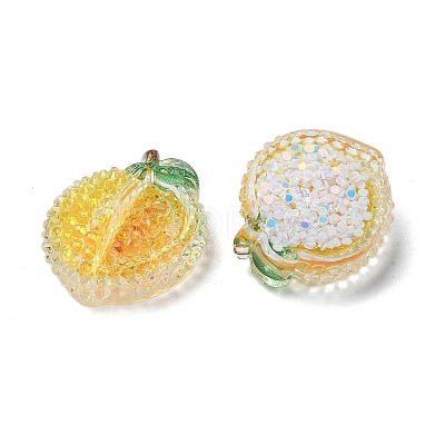 Fruit Transparent Epoxy Resin Decoden Cabochons CRES-I030-23C-1
