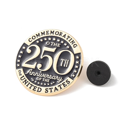 Alloy Enamel USA 250th Anniversary Commemorative Lapel Pin Backs JEWB-B046-01E-G-1