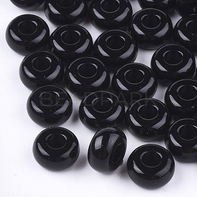 Opaque Acrylic European Beads SACR-T344-06A-1